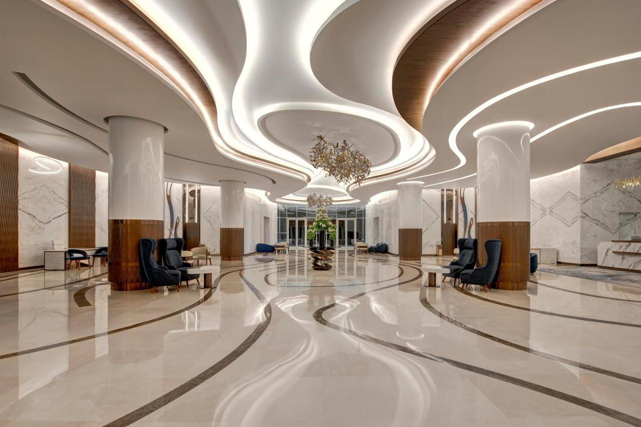 Royal M Al Aqah Beach Resort By Gewan Esterno foto The lobby of the hotel
